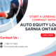 Auto Equity Loan Sarnia Ontario